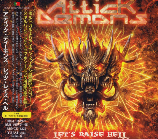 Attick Demons - Let's Raise Hell JAPANESE VERSION