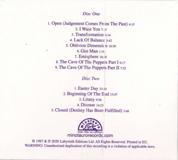 Paul Chain - Emisphere (2xCD, Album, RE)